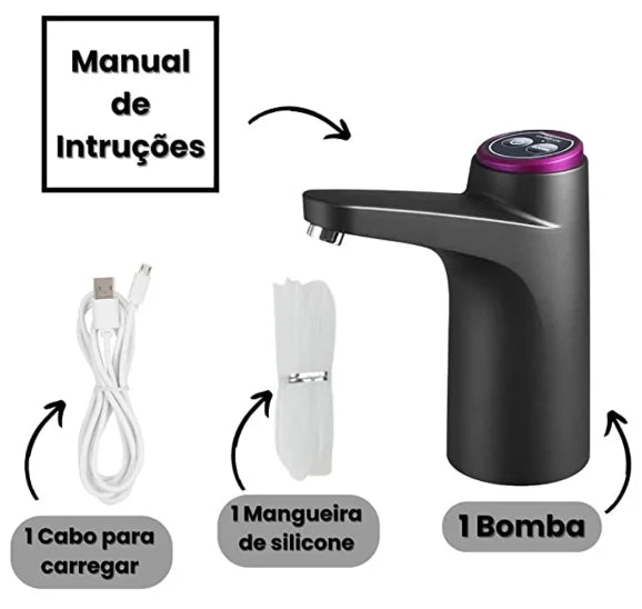 Bomba Elétrica Garrafão Galão Água 20 Litros