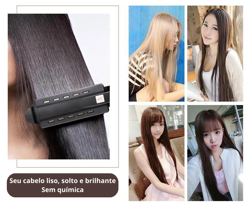 Chapinha Aliss Hair®- Prancha Efeito progressiva